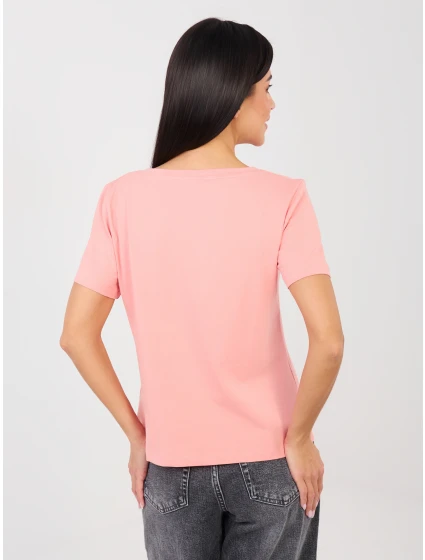 T shirt RV TS model 21888890 brzoskwiniowy - FPrice T shirt RV TS model 21888890 brzoskwiniowy - FPrice