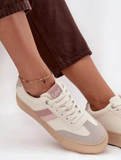 Dámské nízké tenisky LEE Ailani Women Low – ecru bílá