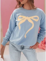 Dámská oversize mikina SOFTTIE modrá FashionStreet BY1377 Dámská oversize mikina SOFTTIE modrá FashionStreet BY1377