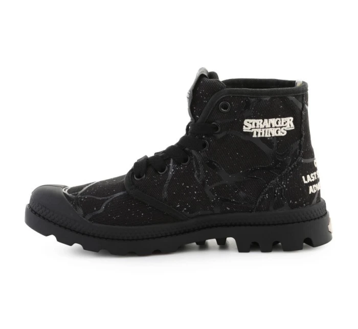 Palladium Stranger Things Pampa Hi Tunnels 94626-008-M Black