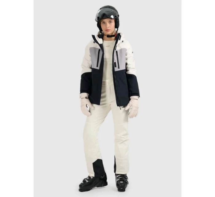 Dámské lyžařské kalhoty s membránou 10000 softshell 4F 4FWAW25TFTRF0943-12S dámské