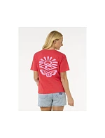 Tričko RIP CURL Icons Of Surf Relaxed Tee, červené