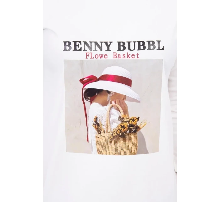 Šaty s potiskem model 18744170 ecru - K-Fashion Šaty s potiskem model 18744170 ecru - K-Fashion