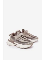 Tenisky Sportovní Boty Dětské Na Suchý Zip Khaki Ronivelle Tenisky Sportovní Boty Dětské Na Suchý Zip Khaki Ronivelle