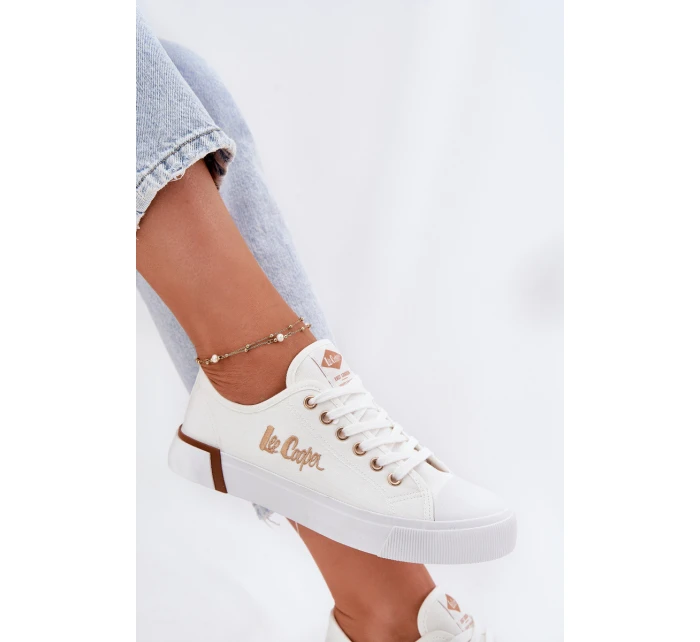 Dámské Textilní Tenisky model 21693288 Bílé - Lee Cooper