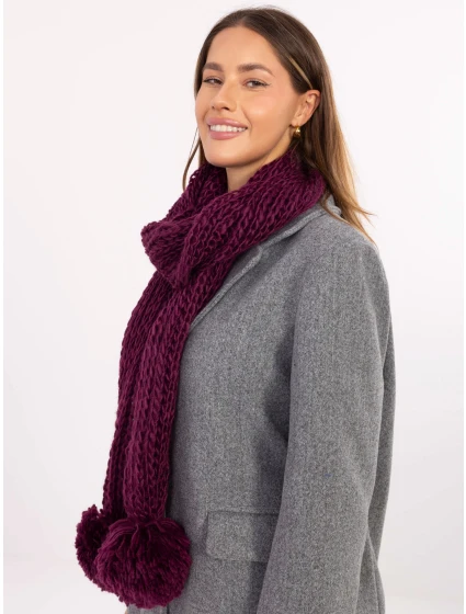 Szalik AT SZ S model 21488755 ciemny fioletowy - FPrice