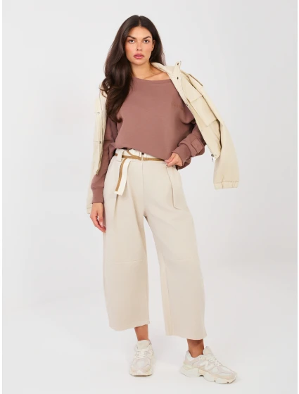 IT kalhoty SP FL9929 1.74 světle béžová