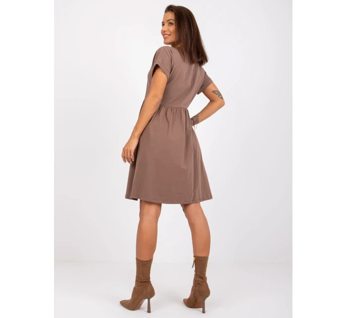 Šaty RV SK 5672.03P hnědé Šaty RV SK 5672.03P hnědé