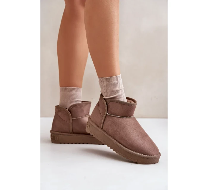 Dámské sněhule na platformě D.Franklin DFSH370010 Taupe Dámské sněhule na platformě D.Franklin DFSH370010 Taupe