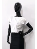 model 21048247 BLOUSE - OFF PINK