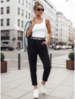 Dámské látkové kalhoty ERLON black FashionStreet UY2026