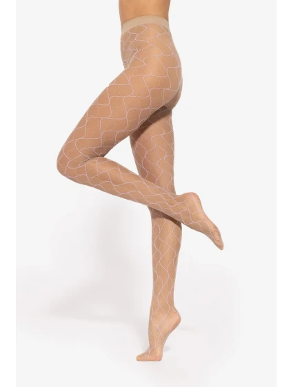 Punčocháče Gatta Mosaica wz.03 20 den 2-4