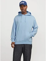 Jack&Jones pánská mikina s kapucí JJESTAR BASIC SWEAT HOOD NOOS 12257852 CHAMBRAY BLUE