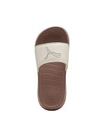Dámské žabky Puma Popcat 20 brown and cream 404855 02 dámské