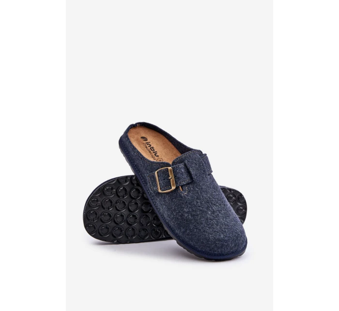 Mužské pantofle  tmavě modré model 21677422 - Inblu