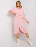 Šaty DHJ SK 20148.20 světle růžová
