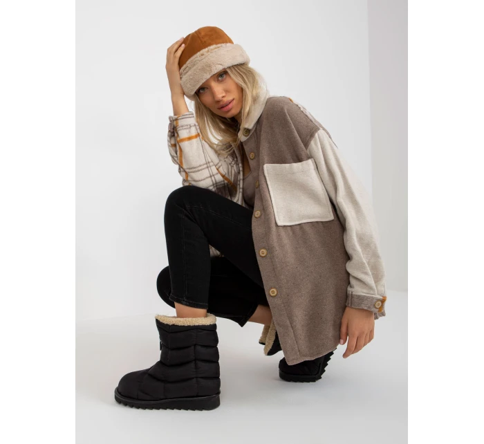 Košile DN KS 4007.04 béžová