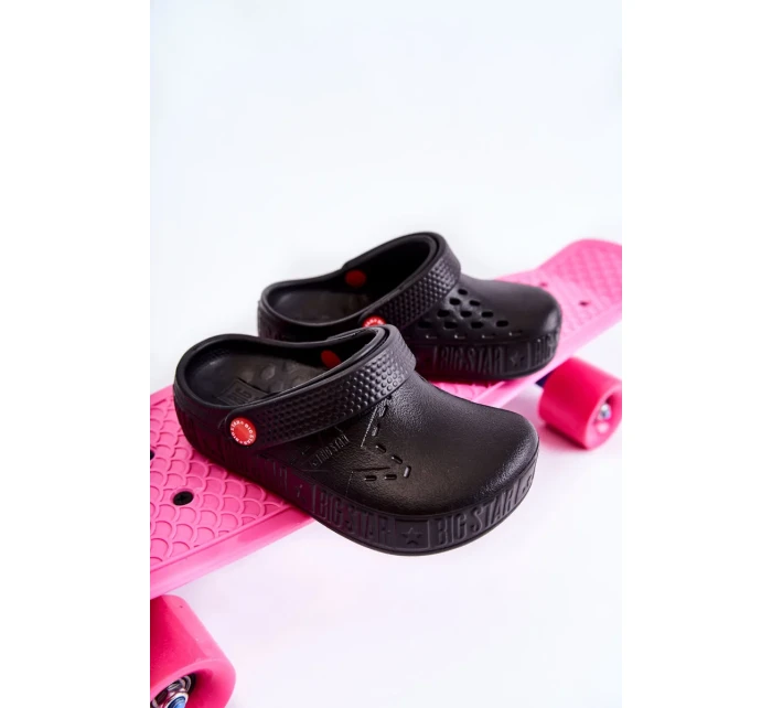 Dětské lehké pantofle Kroks Big Star II375001 Černá Dětské lehké pantofle Kroks Big Star II375001 Černá