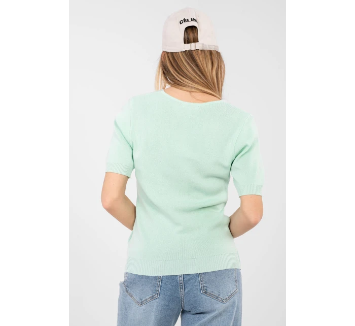 Svetr s krátkým rukávem  model 223997 Factory Price