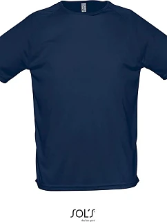 SOL'S Sporty Pánské raglánové sportovní tričko 25.1939 french navy