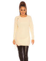 Sexy KouCla knit jumper with lacing