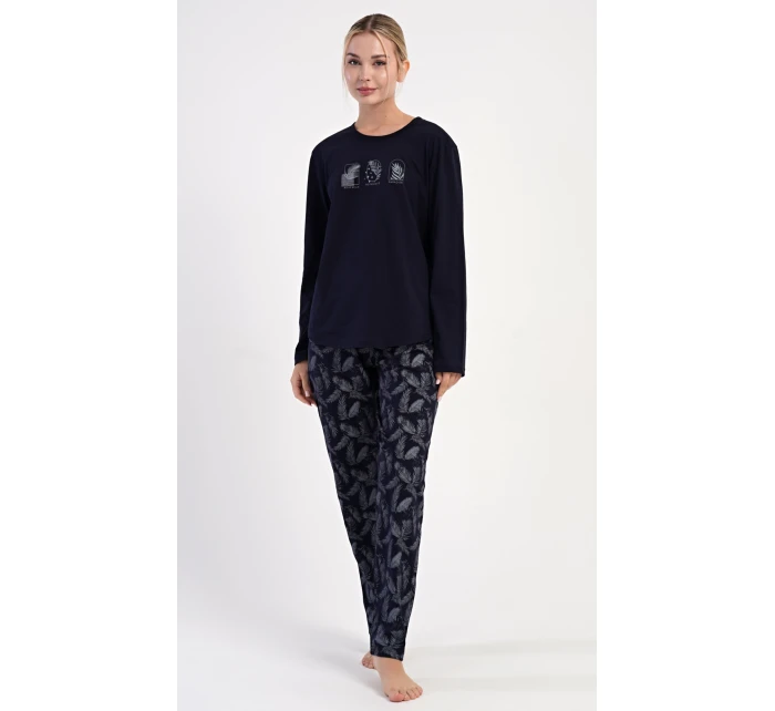 Dámské pyžamo dlouhé model 21745712 - Vienetta Dámské pyžamo dlouhé model 21745712 - Vienetta