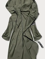 Tenký asymetrický dámský přehoz v barvě khaki (B8117-11)