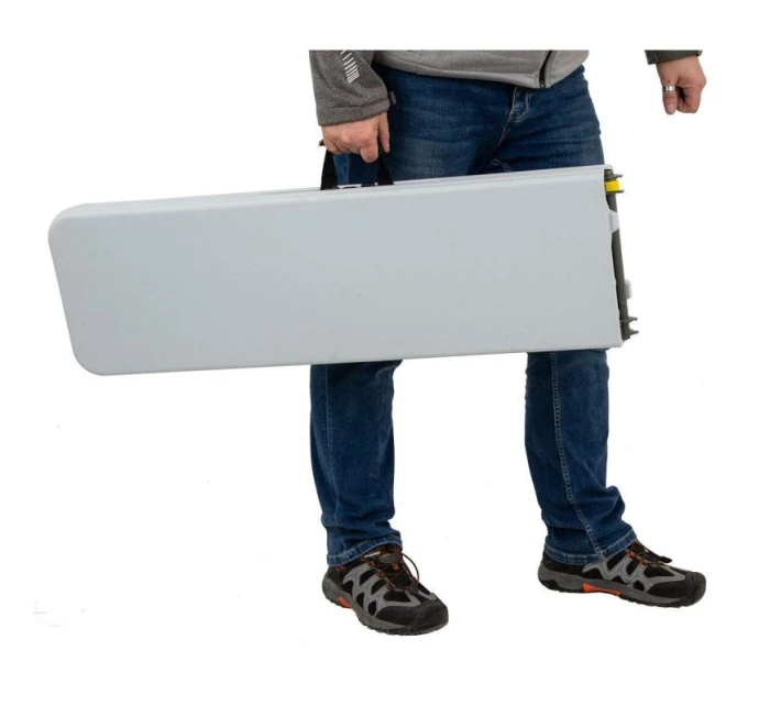 CATERINGOVÁ LAVICE SKLÁDACÍ 183X28X43CM BÍLÁ