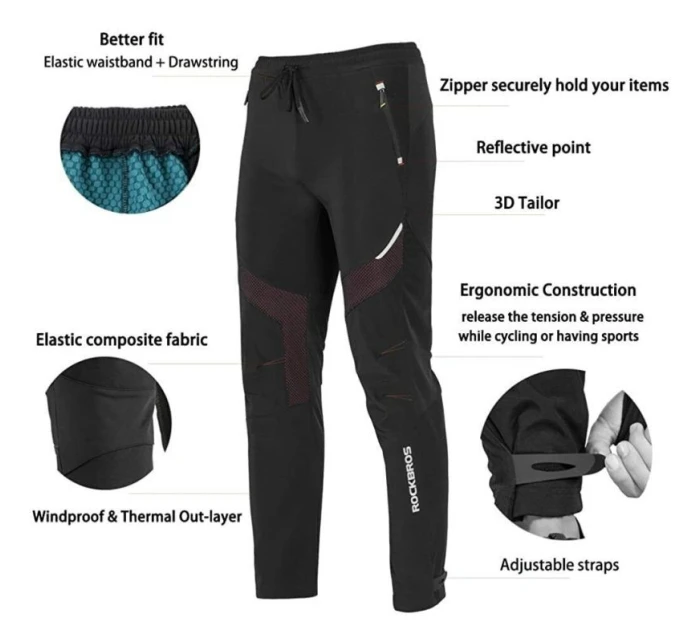 dlouhé zimní sportovní kalhoty 2XL model 21853341