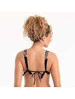 Style Luisa Top Bikini - horní díl 8836-1 braunschwarz - RosaFaia
