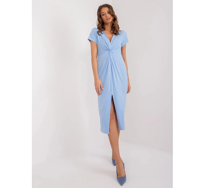 Dámské šaty DHJ SK 17302K.93 světle modré - FPrice
