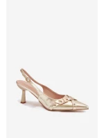 Sandály na podpatku  model 225226 Step in style