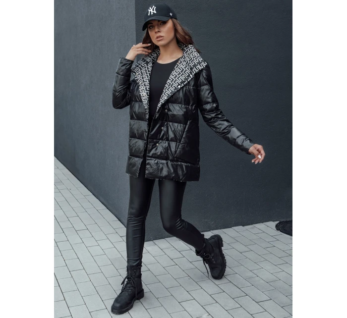 Dámská prošívaná přechodová bunda MINTY DATE černá FashionStreet TY4508