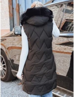 Dámská prošívaná vesta černá model 21993337 - Dstreet Dámská prošívaná vesta černá model 21993337 - Dstreet