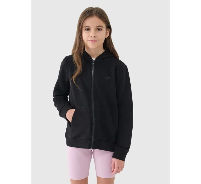 Dívčí mikina s kapucí model 21435818 - 4F Dívčí mikina s kapucí model 21435818 - 4F