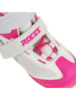 Brusle Roces Moody Ice X bílé a růžové 450744 001 Brusle Roces Moody Ice X bílé a růžové 450744 001