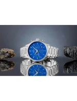 Pánské hodinky Giewont Chronograph Sapphire Silver Blue GW6310-B3