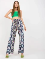 DHJ SP 13587 kalhoty.66P černá a modrá