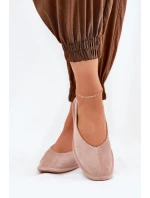 Semišové Dámské Baletky Big Star model 21690769 Růžové - Big Star Shoes Semišové Dámské Baletky Big Star model 21690769 Růžové - Big Star Shoes