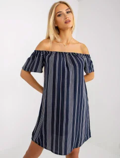 Šaty D73771M30145I tmavě modré