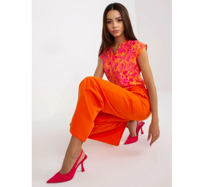 DHJ kalhoty SP 15679.01X oranžová