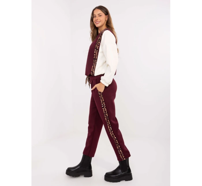 Komplet IT KMPL model 21494238 bordowy - FPrice Komplet IT KMPL model 21494238 bordowy - FPrice