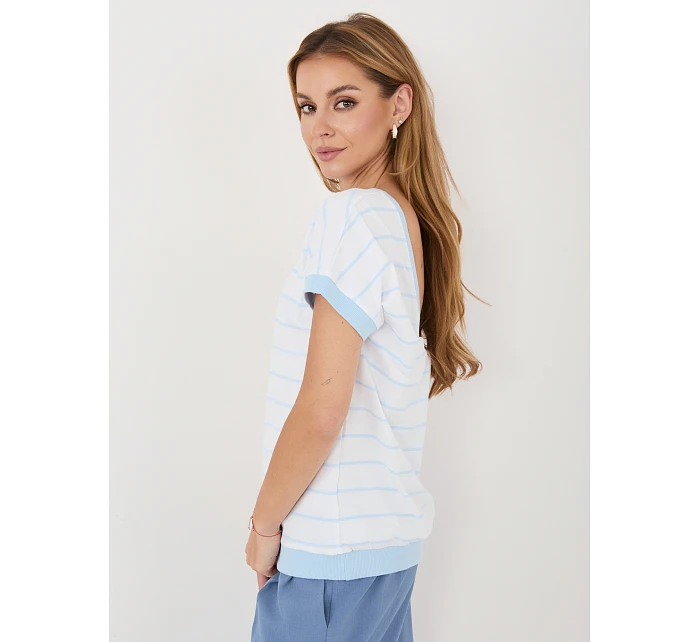Bluzka RV BZ model 22102507 jasny niebieski - FPrice