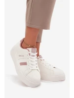 Dámské tenisky na platformě Big Star – bílé Dámské tenisky na platformě Big Star – bílé