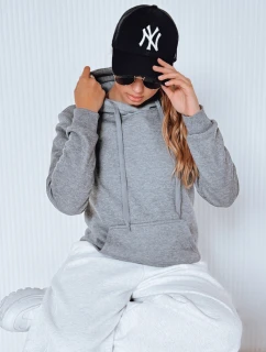 Dámská mikina BASIC s kapucí antracitová BY0172