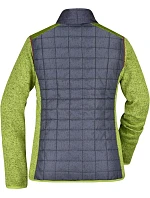 JN Dámská pletená hybridní bunda 02.0 kiwi melange/anthracite melange model 22489307 - Daiber JN Dámská pletená hybridní bunda 02.0 kiwi melange/anthracite melange model 22489307 - Daiber
