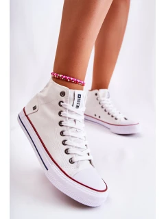 Dámské Vysoké Tenisky Big Star DD274332 Bile