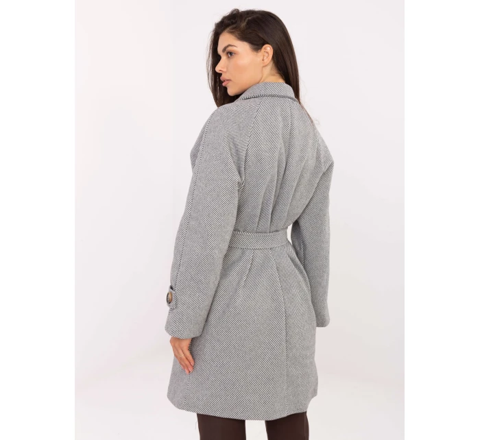 Płaszcz IT PL model 21302313 biało szary - FPrice