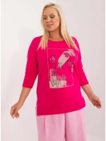 Bluzka RV BZ model 21426977 fuksjowy - FPrice Bluzka RV BZ model 21426977 fuksjowy - FPrice