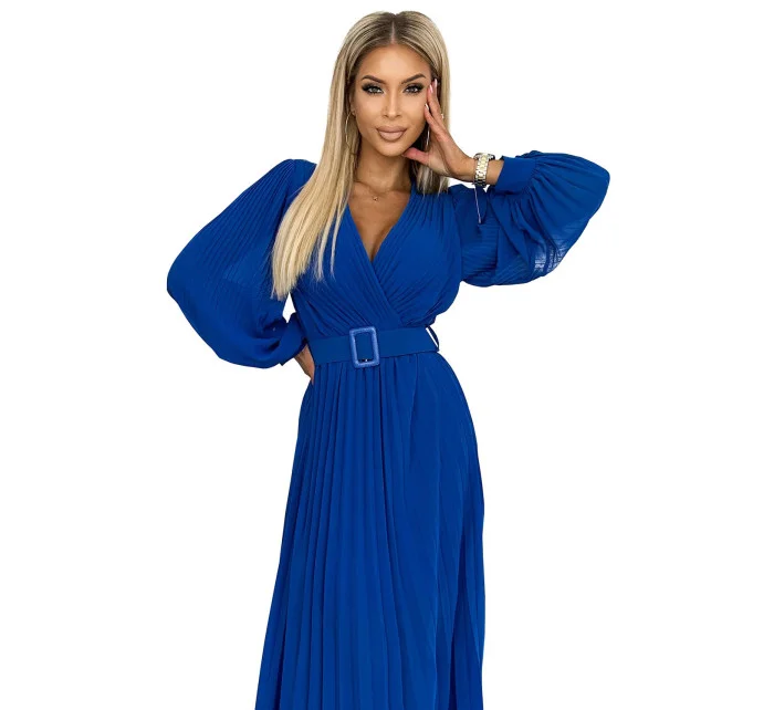 Dámské šaty 414-5 KLARA  Královská modř - NUMOCO